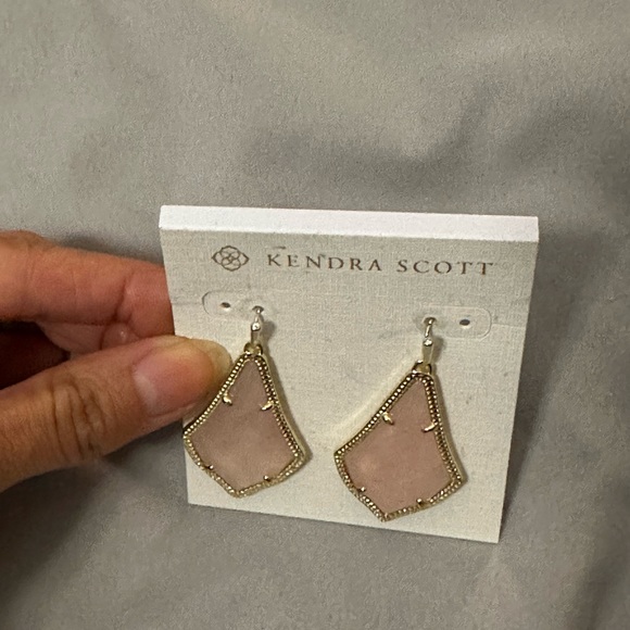 NEW with tags Kendra Scott Gold and Pink Earrings - Picture 3 of 7